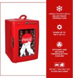 Coca-Cola 25L Retro Mini Fridge Polar Bear Design Transportable Cooler/Heat... - Image 4