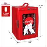 Coca-Cola 25L Retro Mini Fridge Polar Bear Design Transportable Cooler/Heat... - Image 7