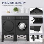 2 in 1 Washer Dryer Pedestals, 13" Top, 28.3" Broad, 700lbs Capability... - Image 6