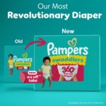 Pampers Diapers - Swaddlers 360° - Dimension 5, 116 Depend, as much as 100% Leakp... - Image 3