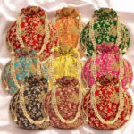 IGH Ethnic Potli Bag Women Purse Batwa Pearls Deal with Clutch Purse f... - Image 5