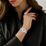 NEWITIN 13 Items Silver Jewellery Set for Ladies Stainless Metal Cuban L... - Image 5