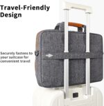 DOMISO 14 Inch Multi-Useful Laptop computer Sleeve Enterprise Briefcase Water... - Image 4