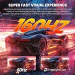 CRUA 32" Curved Gaming Monitor, 4k UHD(3840 * 2160P) VA Display, 1500R,... - Image 5