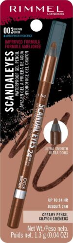 Rimmel London Scandaleyes Waterproof Gel Pencil Eyeliner, Lengthy-Sporting... - Image 3