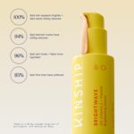Kinship Brightwave Brightening 10% Vitamin C Serum for Face | Peptide ... - Image 4