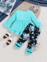 Child Woman Garments Toddler Toddler Woman Outfit Lengthy Sleeve Shirts High Ru... - Image 4