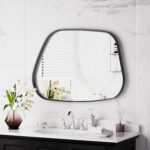 Irregular Wall Mirror 22"x30" Toilet Mirrors Asymmetrical Creative D... - Image 4