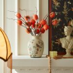 Ceramic Flower Vase, Classic Dwelling Decor Vases, Farmhouse Ornamental Va... - Image 3