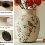 Ceramic Flower Vase, Classic Dwelling Decor Vases, Farmhouse Ornamental Va... - Image 6