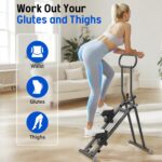 Stair Stepper for Train at Residence, Foldable Compact House Cardio Vert... - Image 3