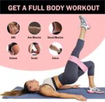 Non-Slip Cloth Resistance Bands for Working Out, Loop Train Bands ... - Image 5