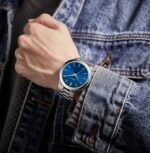 BUREI Males Watches All Black Style Enterprise Stainless Metal Analog Qu... - Image 6