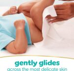 Pampers Delicate Child Wipes, Water Primarily based, Hypoallergenic and Unscente... - Image 6