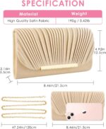 TINDTOP Clutch Purses for Ladies Night Purses for Formal Marriage ceremony Pa... - Image 3