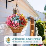 24 Bundles Life like Synthetic Flowers for Outside, Faux Flowers UV ... - Image 3