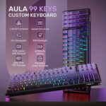 AULA Mechanical Keyboard, Wi-fi Gaming Keyboards Tri-Mode Bluetooth... - Image 5