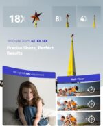 Digital Digicam, Actual 2.7K Twin-Display screen Digital Digicam for Pictures A... - Image 4