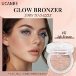 UCANBE Glow Bronzer, Lengthy-Lasting Baked Shimmer Bronzing Powder - 02 L... - Image 3