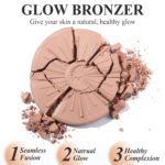UCANBE Glow Bronzer, Lengthy-Lasting Baked Shimmer Bronzing Powder - 02 L... - Image 5