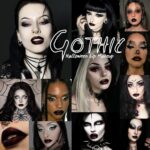 Goth Lip Gloss, Extremely Pigmented Matte Burgundy Brown Lipstick with Sh... - Image 4