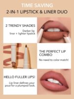 SHEGLAM 2 In 1 Matte Lip Liner and Lengthy Lasting Lipstick Set Make-up - ... - Image 3
