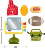 Fisher-Value Child Toys Mini Me Moments Tiny Tailgater Set, 6 Sports activities-Th... - Image 7