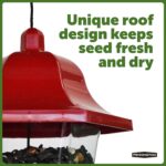 Pennington Songbird Lantern Chicken Feeder, Crimson, 8 inches excessive 6 inches W... - Image 6