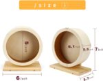 antiai Hamster Wood Silent Wheel, Small Animal Train Wheel Entry... - Image 4