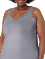JUST MY SIZE Womens Lace Tank - Image 4