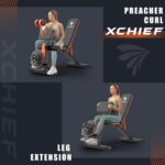 Adjustable Weight Bench - 1000LBS Capability Heavy Responsibility Foldable Exercise... - Image 6