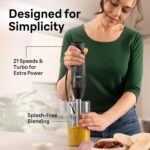 Braun MQ50001M Vario Hand Blender – 21-Pace Handheld Immersion Blende... - Image 4