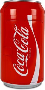 Coca Cola Mini Fridge - Fridge for Bed room Workplace, Moveable Tabl... - Image 3
