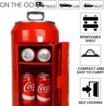 Coca Cola Mini Fridge - Fridge for Bed room Workplace, Moveable Tabl... - Image 5