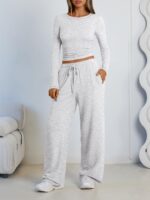 LILLUSORY 2 Piece Lounge Units for Ladies Fall Outfits 2025 Two Piece Tr... - Image 3