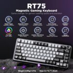 YUNZII RT75 Speedy Set off Wired Gaming Keyboard,Corridor Impact Magnetic S... - Image 3