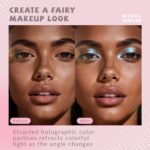 Holographic Duochrome Blue Glitter Eyeshadow, Colour Shift Metallic Shi... - Image 6