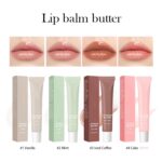 Dulele Shiny Lip Balm Butter, 4 Colours Peptide Lip Tint Lip Stain, Mo... - Image 6
