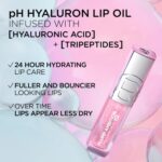 L'Oreal Paris Plump Ambition pH Hyaluron Lip Oil, Shade Shifting Lip T... - Image 5