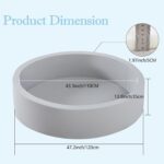 Foam Ball Pit, 47.2"x 13.8" Massive Ball Pits for Toddlers, Comfortable Spherical Okay... - Image 4