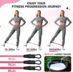 Ankle Resistance Bands with Cuffs,Ankle Straps for Cable Machines Wome... - Image 3