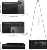 Clutch Purse for Girls, Fashionable Leather-based Envelope Night Luggage & Chain, ... - Image 7