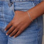MBW Silver Plated Bracelets for Girls, Dainty Silver Bracelets for Wom... - Image 6