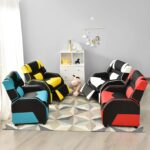 Costzon Children Recliner, Gaming Recliner Chair w/Footrest, Headrest & Lu... - Image 9