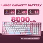 YUNZII AL98 QMK/VIA Wi-fi Mechanical Gaming Keyboard,Full Aluminum,... - Image 8