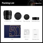 Brightin Star AF 50mm F1.4 Lens for Fujifilm XF Mount Mirrorless Camer... - Image 4