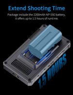 FEELWORLD PS6 5.5Inch OLED Vertical Horizontal Digital camera Area DSLR Monit... - Image 4