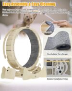 Massive Cat Train Wheel 40 inch - Pure Stable Wooden Cat Wheel Exerci... - Image 5