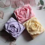 3 Cavities Rose Rower Cleaning soap Mildew Candle Wax Chocolate Cake Molds,Decora... - Image 6