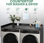 Washer Dryer Countertop, Laundry Countertop with Edge Rails, 27.5" Dep... - Image 3